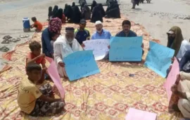 گوادر میں انصاف کی پکار لاپتہ نوجوانوں کی بازیابی تک دھرنا جاری