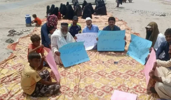 گوادر میں انصاف کی پکار لاپتہ نوجوانوں کی بازیابی تک دھرنا جاری