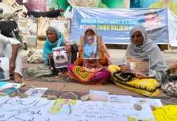 کراچی جبری گمشدگیوں کے خلاف دھرنا 29ویں روز میں داخل