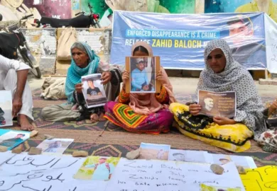 کراچی جبری گمشدگیوں کے خلاف دھرنا 29ویں روز میں داخل