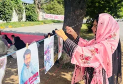 اسلام آباد: لاپتہ بی وائی سی رہنماؤں کے اہلخانہ کا دھرنا 41ویں روز میں داخل