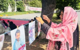 اسلام آباد: لاپتہ بی وائی سی رہنماؤں کے اہلخانہ کا دھرنا 41ویں روز میں داخل