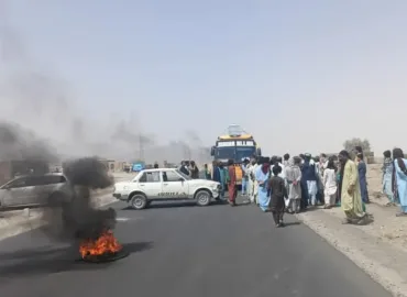 خضدار: جے یو آئی کی جانب سے رہنماء یوسف قلندرانی کی بازیابی تک آر سی ڈی روڈ بند