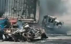 خضدار: کوئٹہ کراچی شاہراہ پر ٹریفک حادثہ، 3 افراد جاں بحق، ایک زخمی