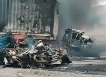 خضدار: کوئٹہ کراچی شاہراہ پر ٹریفک حادثہ، 3 افراد جاں بحق، ایک زخمی