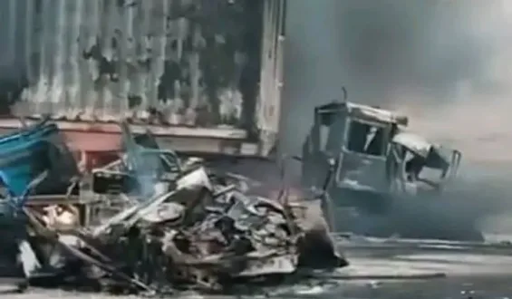 خضدار: کوئٹہ کراچی شاہراہ پر ٹریفک حادثہ، 3 افراد جاں بحق، ایک زخمی