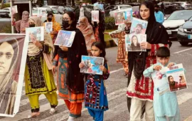 اسلام آباد: لاپتہ افراد کے لواحقین اور بی وائی سی رہنماؤں کی رہائی کے لیے دھرنا 43ویں روز میں داخل
