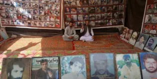 لاپتہ افراد کی بازیابی کے لیے وی بی ایم پی کا احتجاج 5924 ویں روز بھی جاری