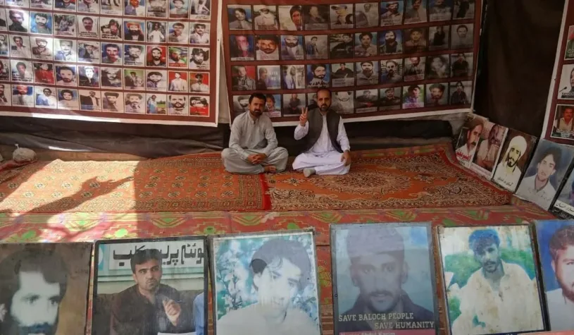 لاپتہ افراد کی بازیابی کے لیے وی بی ایم پی کا احتجاج 5924 ویں روز بھی جاری