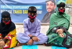 جبری گمشدگیوں کے خلاف احتجاج 24 ویں روز بھی جاری