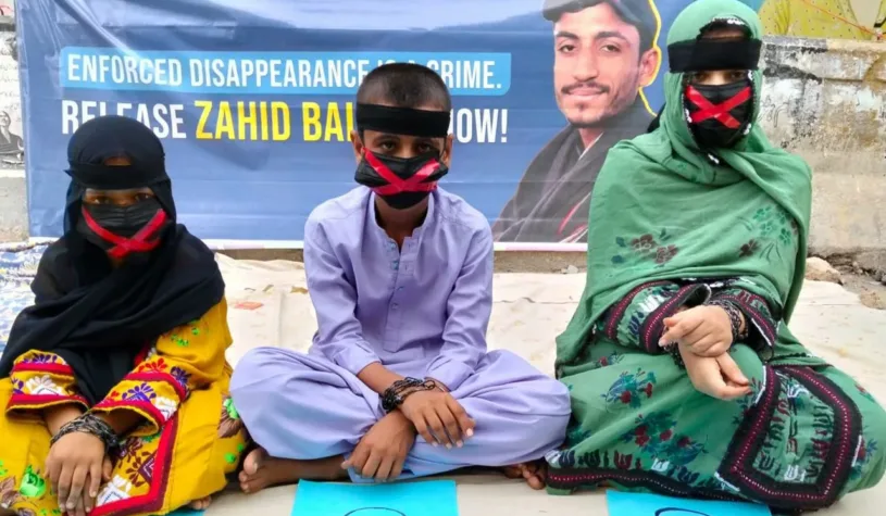جبری گمشدگیوں کے خلاف احتجاج 24 ویں روز بھی جاری