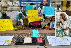 جبری گمشدگیوں کے خلاف احتجاج 25 ویں روز میں داخل.