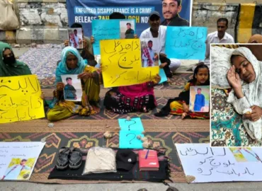 جبری گمشدگیوں کے خلاف احتجاج 25 ویں روز میں داخل.