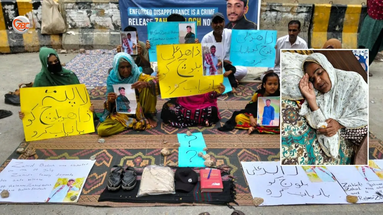 جبری گمشدگیوں کے خلاف احتجاج 25 ویں روز میں داخل.