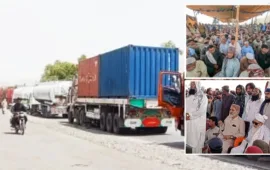 Protest blocks Quetta–Karachi highway over disappearance of Yousaf Qalandrani