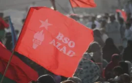 پروپیسر اسمان کازی ءِ زوریں بیگواھی بلوچ ءِ زانشت ءِ سر ءَ ارش ءُ زورگریں ریاست ءِ پروش ءِ منانک اِنت۔ بی ایس او آزاد