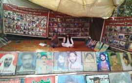 کوئٹہ جبری لاپتہ بلوچوں کی بازیابی کیلئے وی بی ایم پی کا احتجاجی کیمپ 5949ویں روز میں داخل