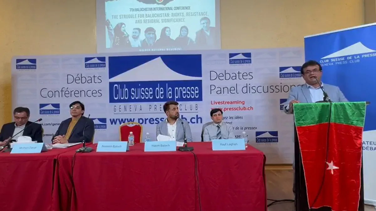 “No State Has the Right to Exploit Our Homeland Against Our Will,” Says Dr. Naseem Baloch at 7th Balochistan Conference