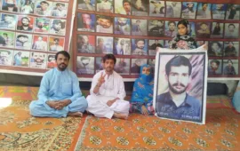 وی بی ایم پی احتجاجی کیمپ 5933 ویں روز جاری، لاپتہ جہانزیب محمد حسنی کے لواحقین کا احتجاج میں شرکت