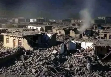 افغانستان زلزلے سے اموات کی تعداد 600 سے تجاوزکرگئی، ایک ہزار سے زائد زخمی۔