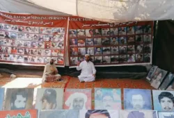 جبری گمشدگیوں کے خلاف وی بی ایم پی کا احتجاجی کیمپ کوئٹہ پریس کلب کے باہر 5930 ویں روز جاری !