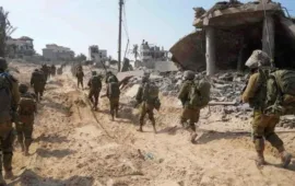 غزہ سٹی اسرائیلی فوج کی بمباری، 50 فلسطینی شہید