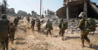 غزہ سٹی اسرائیلی فوج کی بمباری، 50 فلسطینی شہید