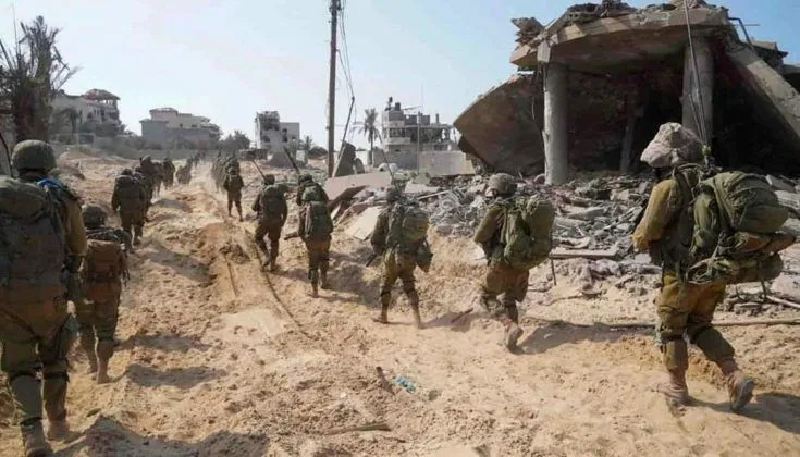 غزہ سٹی اسرائیلی فوج کی بمباری، 50 فلسطینی شہید