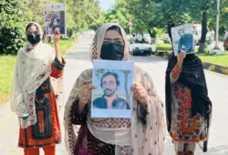 اسلام آباد بلوچ خاندانوں کا دھرنا 50 ویں روز میں داخل، کل احتجاجی مظاہرے کا اعلان