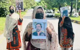 اسلام آباد بلوچ خاندانوں کا دھرنا 50 ویں روز میں داخل، کل احتجاجی مظاہرے کا اعلان