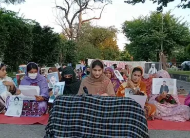 لاپتہ افراد بازیابی کیلئے اسلام آباد میں احتجاج جاری.