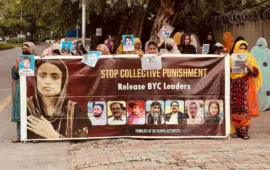 بلوچ لاپتہ افراد کے لواحقین نے طلال چوہدری کے الزامات کو مسترد کردئے، اسلام آباد دھرنا جاری رکھنے کا اعلان