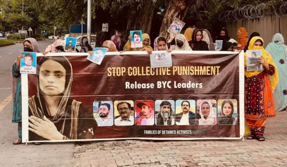 بلوچ لاپتہ افراد کے لواحقین نے طلال چوہدری کے الزامات کو مسترد کردئے، اسلام آباد دھرنا جاری رکھنے کا اعلان