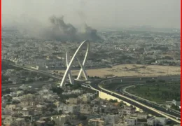 قطر دارالحکومت دوحہ میں کئی دھماکے.