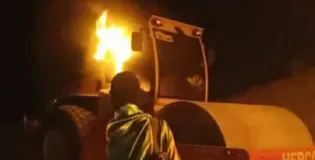 چاغی تعمیراتی کمپنی کی مشینری نذرآتش