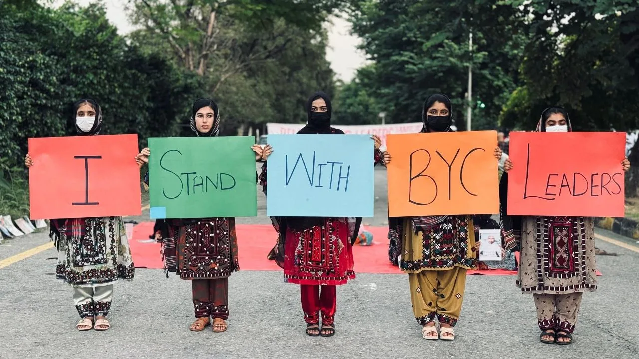 اسلام آباد بلوچ لاپتہ افراد کے لواحقین کا دھرنا 57 ویں روز میں داخل