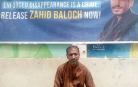 کراچی زاہد علی کی گمشدگی کے خلاف دھرنا 38ویں روز بھی جاری