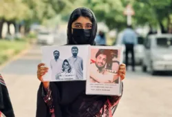 بی وائی سی رہنماؤں کی رہائی کا مطالبہ، بلوچ خاندانوں کا دھرنا طویل ترین مرحلے میں داخل