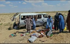 سبی مسافر وین الٹنے سے 6 افراد جاں بحق 15 سے زائد زخمی