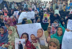 مند بلوچ نوجوانوں کے قتل کے خلاف احتجاج