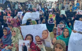 مند بلوچ نوجوانوں کے قتل کے خلاف احتجاج