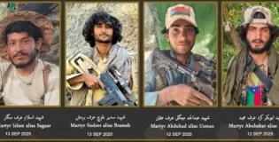 مستونگ زامران جھڑپوں میں قابض فوج کے 7 اہلکار ہلاک، 4 سرمچار شہید ہوئے ۔براس
