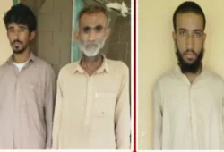 پاکستانی فورسز کے ہاتھوں حراست کے بعد جبری گمشدگی کا نشانہ بننے والے تین افراد بازیاب ہوگئے۔