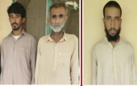 پاکستانی فورسز کے ہاتھوں حراست کے بعد جبری گمشدگی کا نشانہ بننے والے تین افراد بازیاب ہوگئے۔