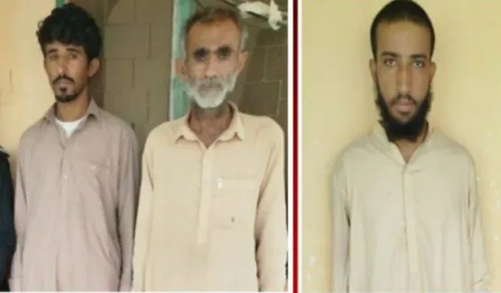 پاکستانی فورسز کے ہاتھوں حراست کے بعد جبری گمشدگی کا نشانہ بننے والے تین افراد بازیاب ہوگئے۔