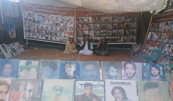 کوئٹہ جبری گمشدگیوں کے خلاف وی بی ایم پی کا احتجاجی کیمپ 5965ویں روز بھی جاری