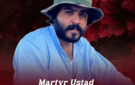 شہید احمد مینگل کو ان کی قربانی اور محنت پر انہیں "استاد” کے لقب سے نوازتے ہے — بی این اے