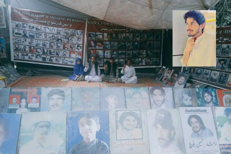 کوئٹہ جبری گمشدگیوں کے خلاف احتجاج جاری، ثاقب بزدار کی بازیابی کا مطالبہ