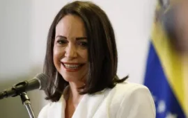 ماریا کورینا ماچادو کو نوبل امن انعام سے نوازا گیا