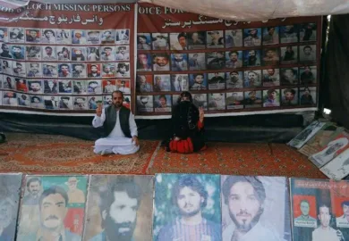 کوئٹہ جبری گمشدگیوں کے خلاف احتجاج کیمپ 5964 ویں روز جاری